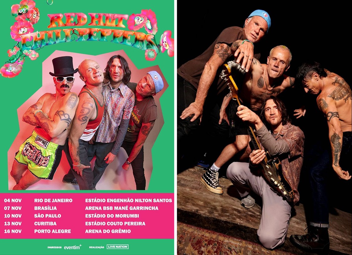 The Red Hot Chili Peppers have announced five shows in Brazil in 2023;  know the dates |  music