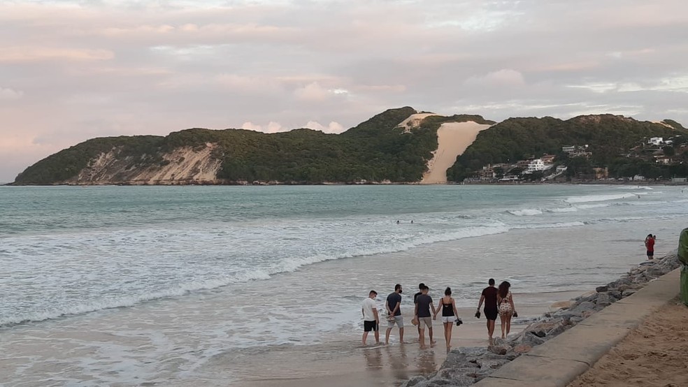 Orla de Natal vai permanecer aberta durante réveillon, segundo prefeitura — Foto: Sérgio Henrique Santos/Inter TV Cabugi