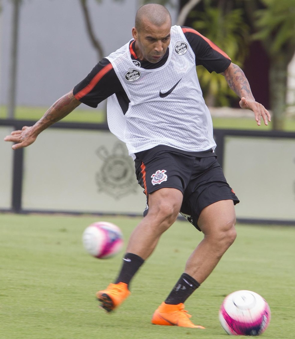 Emerson Sheik será titular no Corinthians nesta quarta-feira (Foto: Daniel Augusto Jr/Ag Corinthians)