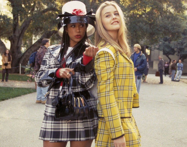 Stacey Dash e Alicia Silverstone em cena de As Patricinhas de Beverly Hills (1995) (Foto: Reprodução)