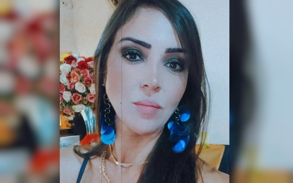 Wellen Kássia Cardoso de Melo foi morta em Uberlândia; suspeito de matá-la na frente do filho foi preso em Cachoeira Alta Goiás, segundo a Polícia Militar de Minas Gerais — Foto: Reprodução/Redes sociais
