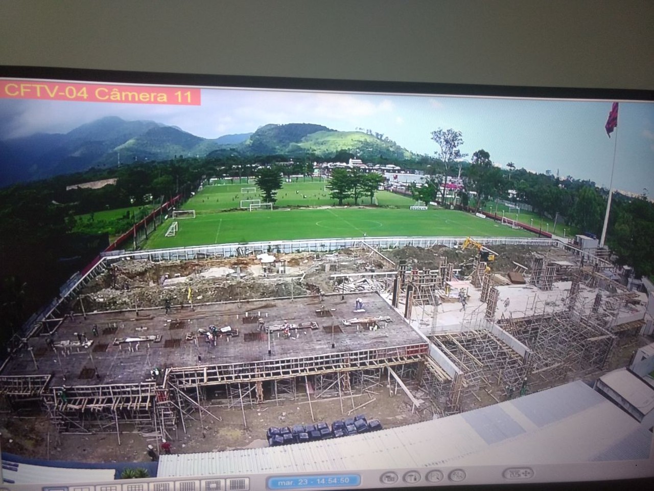 Obras do Ninho avançam, e Fla planeja transmissão em tempo real para torcida