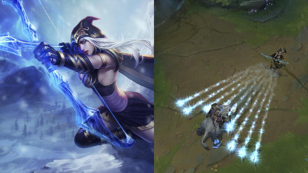 Ashe tem kit de habilidades completo em League of Legends (Foto: Reprodução/Murilo Molina)