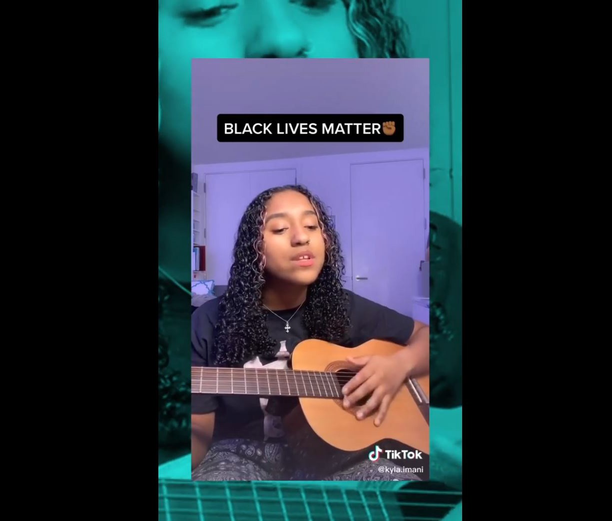 Black Lives Matter no Tiktok (Foto: Instagram @tiktok)