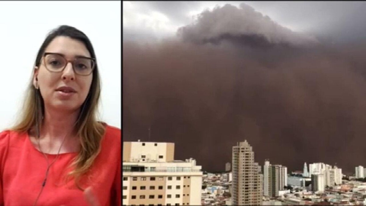 Comprendre ce qui cause le nuage de poussière qui frappe les villes à l’intérieur de SP et MG |  Ribeirao Preto et Franca