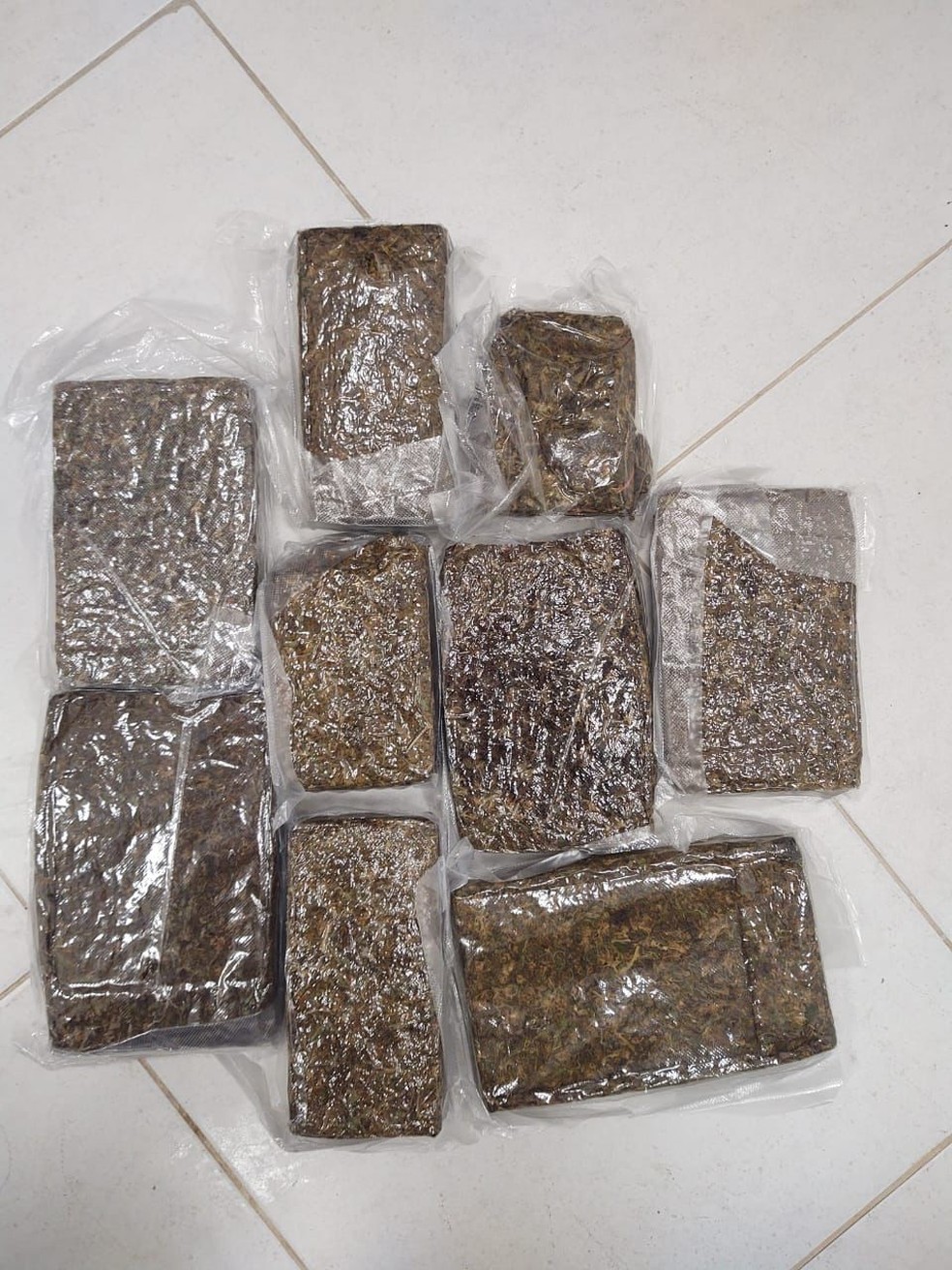 Drogas apreendidas pela Operação Sentinela em Viracopos — Foto: Polícia Federal/Divulgação
