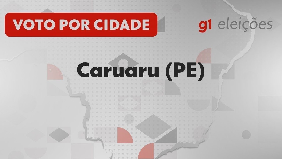 Eleições em Caruaru (PE): Veja como foi a votação no 1º turno