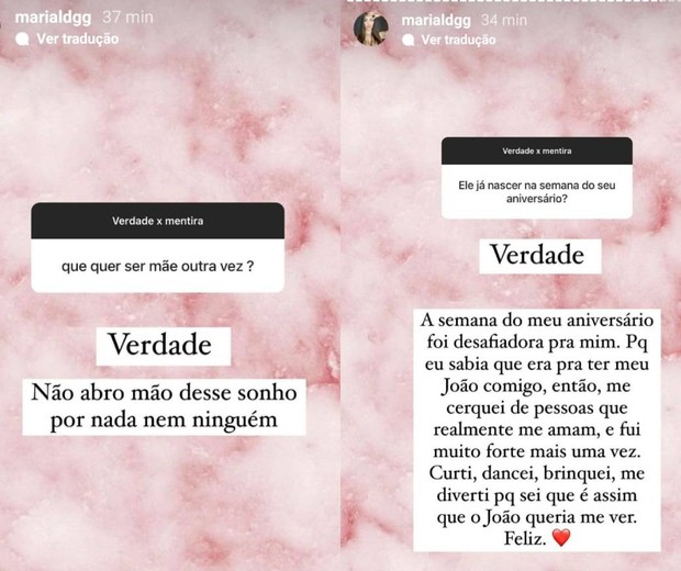 Maria Lina Deggan responde a seguidores (Foto: Reprodução/Instagram)