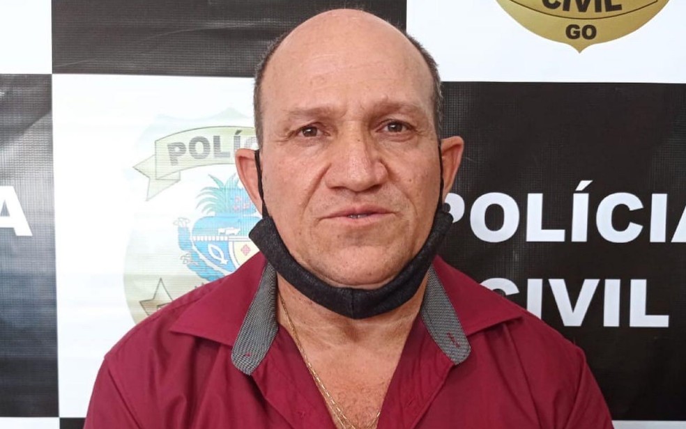 Joselino Joaquim de Oliveira, de 49 anos, suspeito de se passar por cliente para estuprar vendedora de moto, em Uruaçu — Foto: Polícia Civil\Divulgação