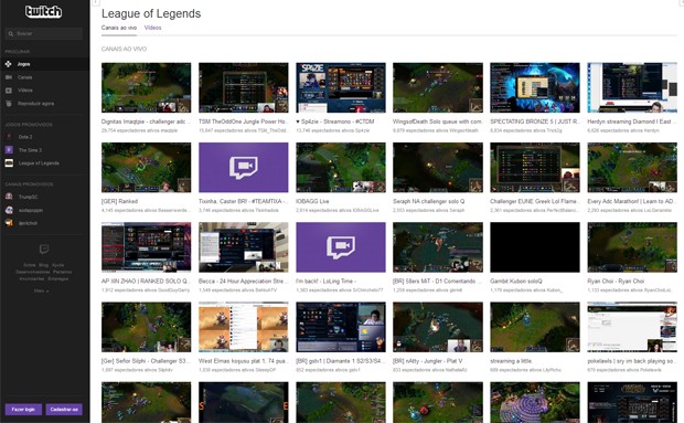 Site de streaming Twitch confirmou venda para a Amazon nesta segunda-feira (25) (Foto: Reprodução/Twitch)