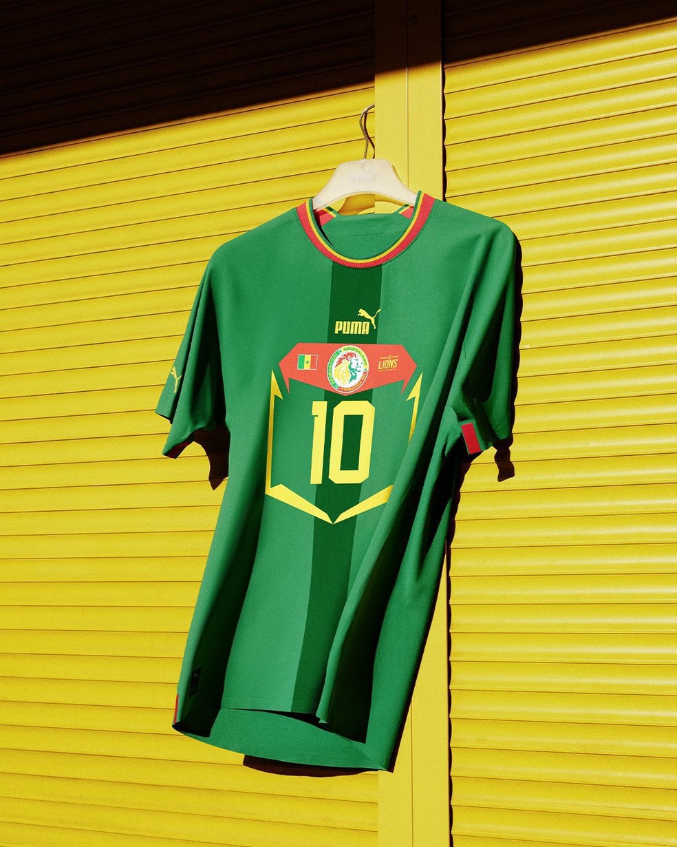Camisa 2 de Senegal para a Copa do Mundo — Foto: Reprodução/Twitter