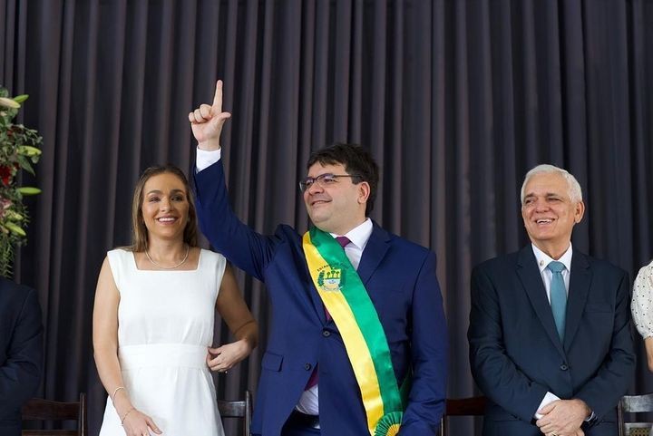 Rafael Fonteles (PT) tomou posse no Piauí — Foto: Divulgação