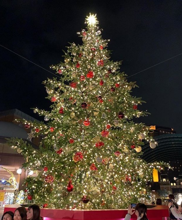 Árvore de Natal do Yebisu Garden Place, em Tóquio (Foto: Instagram/ Reprodução)
