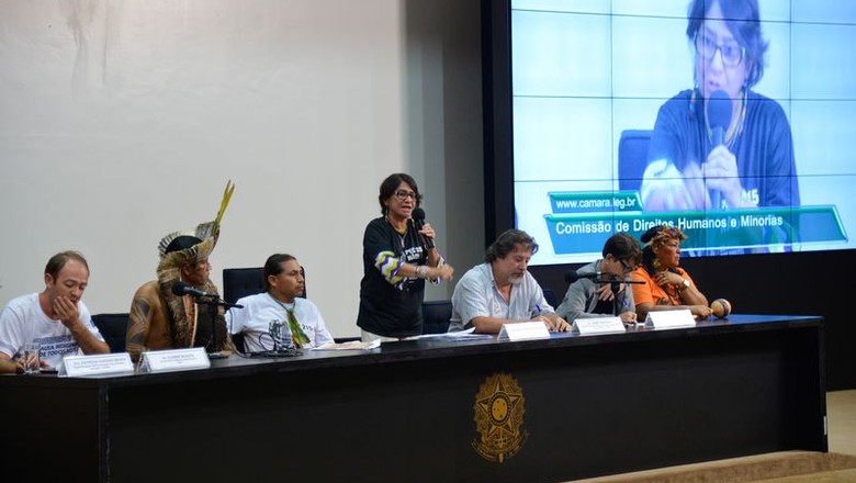 comissao-direitos-humanos-liderancas-indigenas (Foto: Wilson Dias/Agência Brasil)