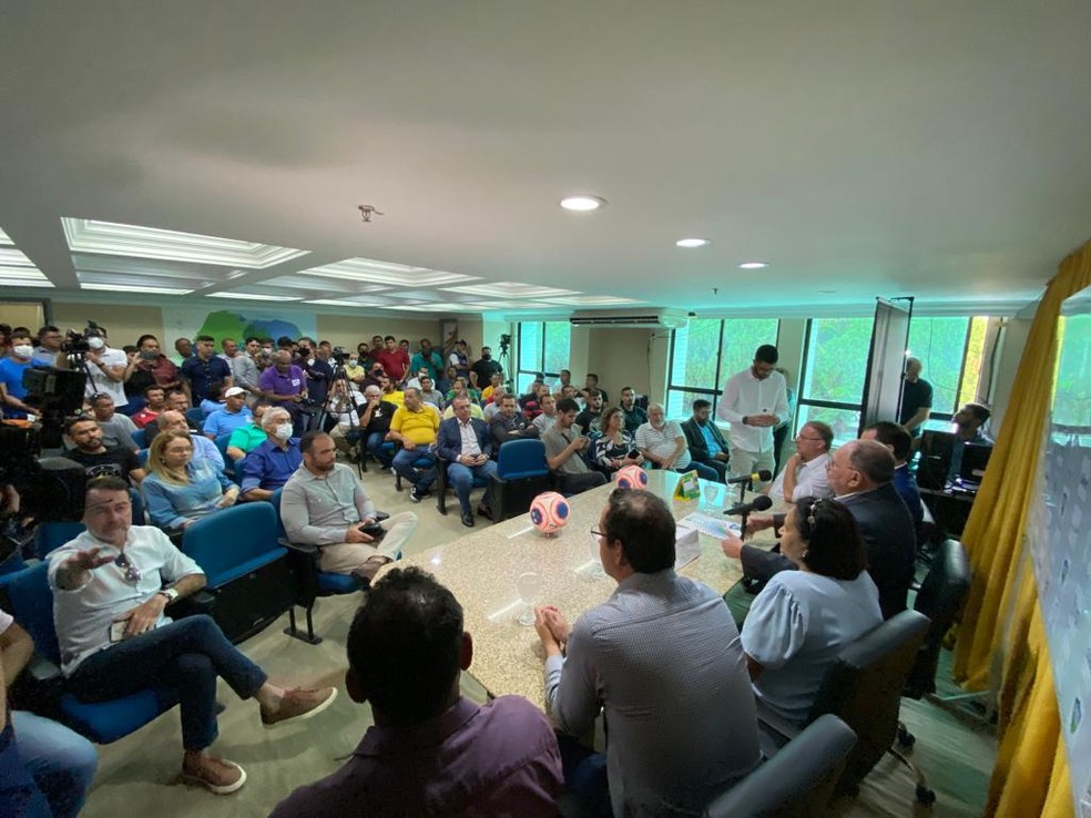 Lançamento do Super Matutão nesta segunda-feira — Foto: Augusto César Gomes