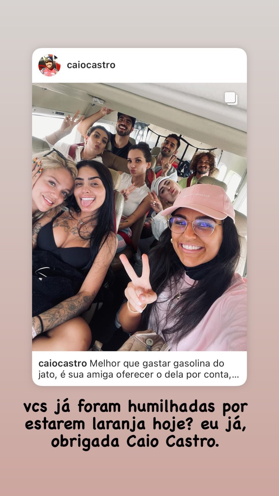 Kéfera comenta post de Caio Castro (Foto: Reprodução Instagram)