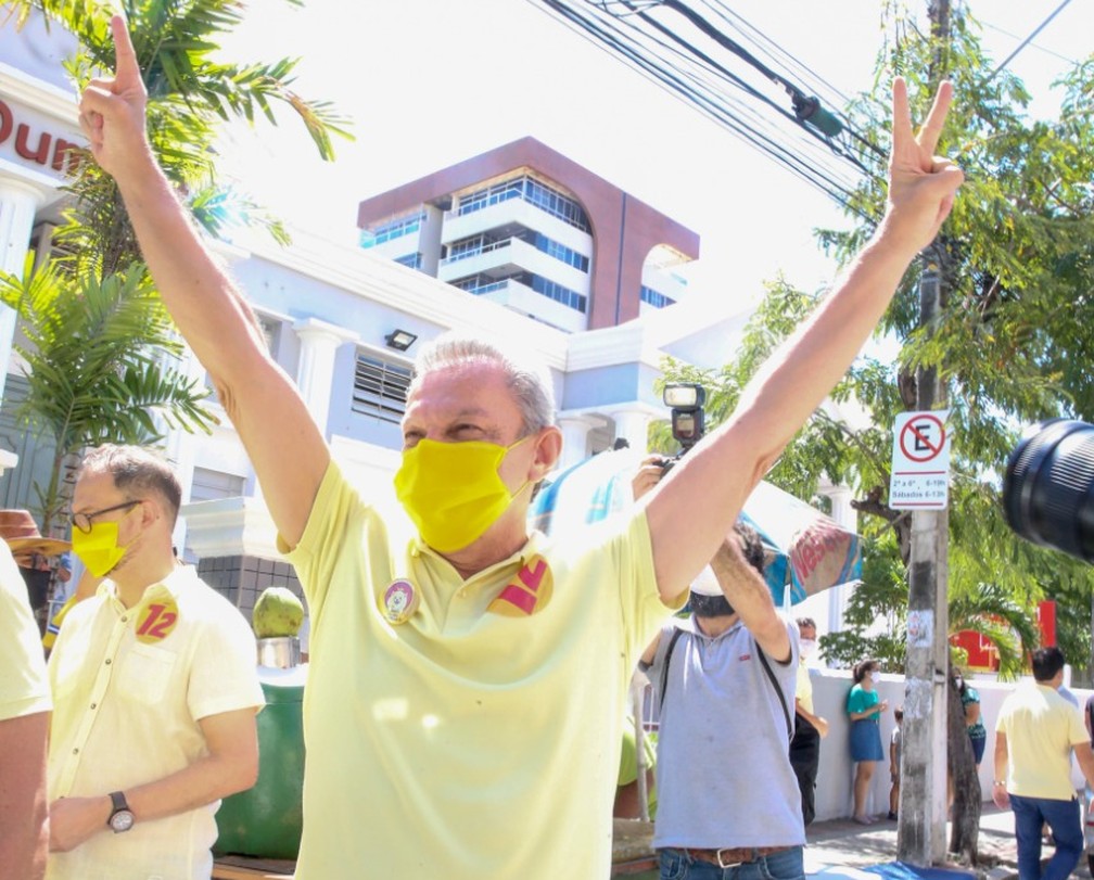 Sarto Nogueira é eleito prefeito de Fortaleza. — Foto: Natinho Rodrigues/SVM