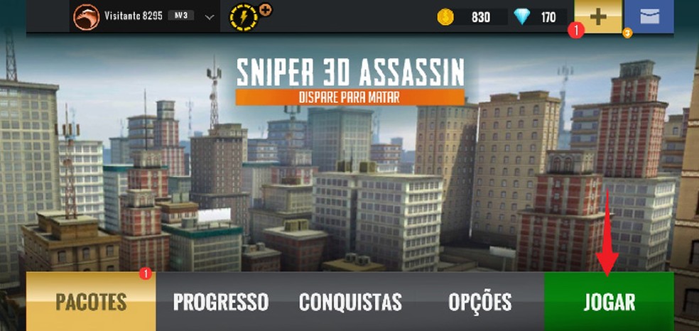 Como Jogar Sniper 3d Assassin Game De Tiro Com Download Gratis No Celular Jogos De Tiro Techtudo