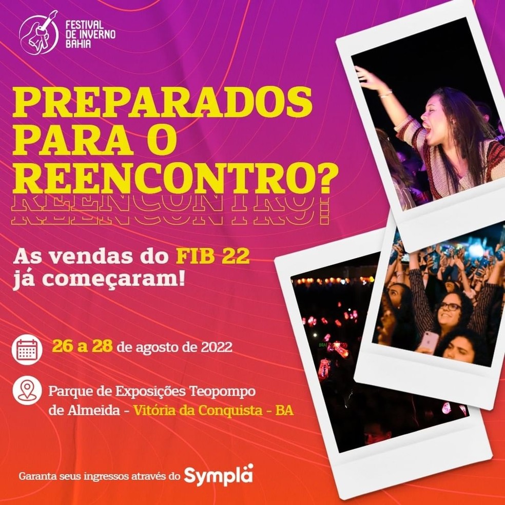 Festival de Inverno Bahia 2022 define data e anuncia venda de ingressos | Rede Bahia | Gshow