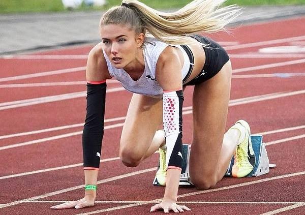 A atleta olímpica alemã Alica Schmidt (Foto: Instagram)