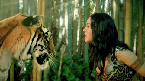 Katy Perry no clipe Roar (Foto: Youtube/ Katy Perry/ Reprodução)
