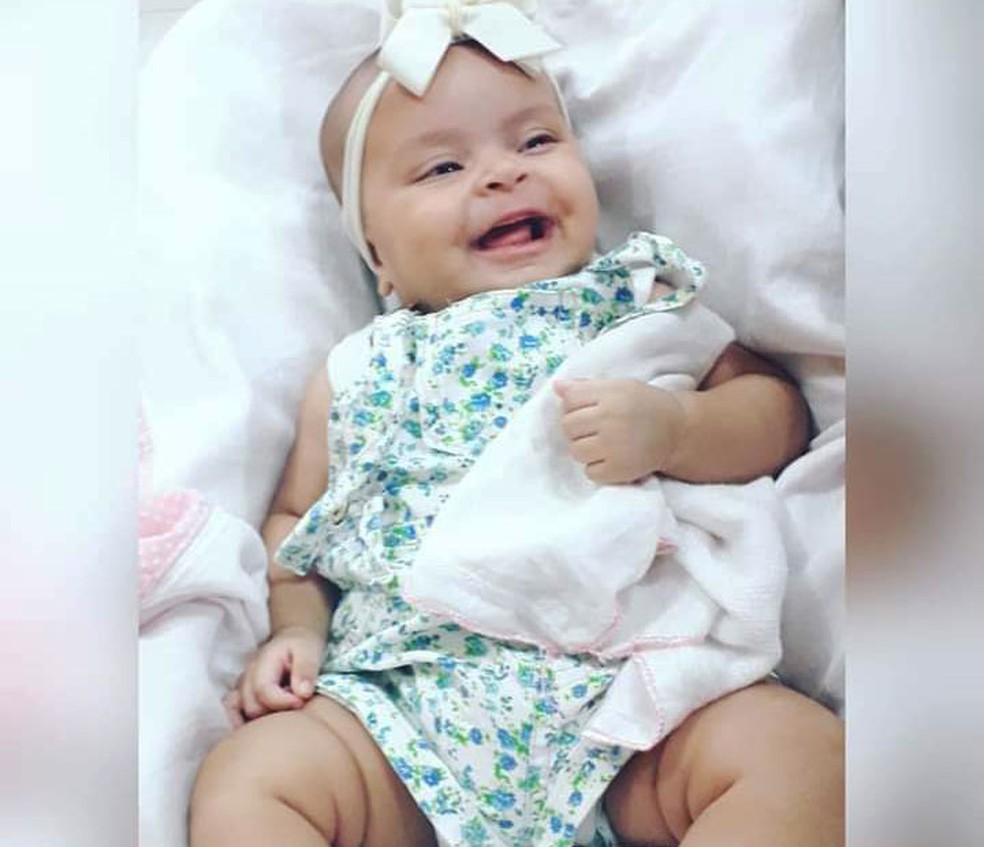 Bebê que morreu em acidente de carro na cidade de Teixeira de Freitas, no sul da Bahia  — Foto: Arquivo Pessoal
