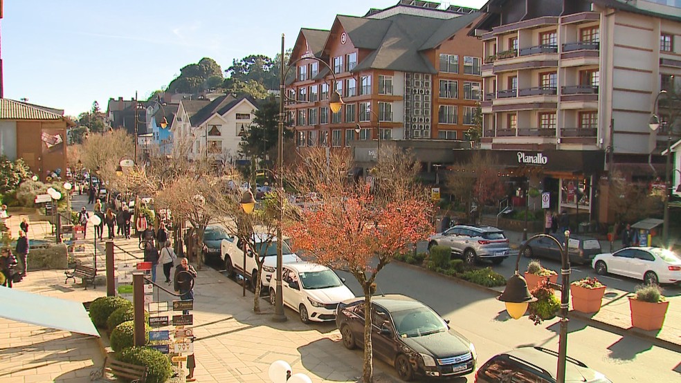 Arquitetura de inspiração europeia em Gramado — Foto: Reprodução/RBS TV