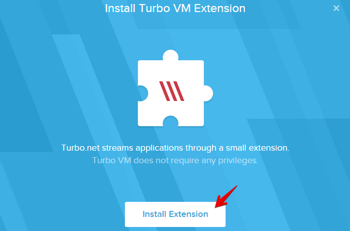 Instale a extensão do app Turbo VM no computador (Foto: Reprodução/Helito Bijora) 