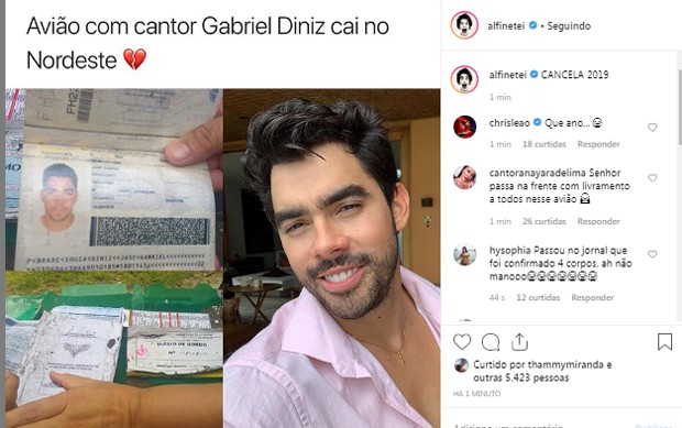 Gabriel Diniz (Foto: Reprodução/Instagram)