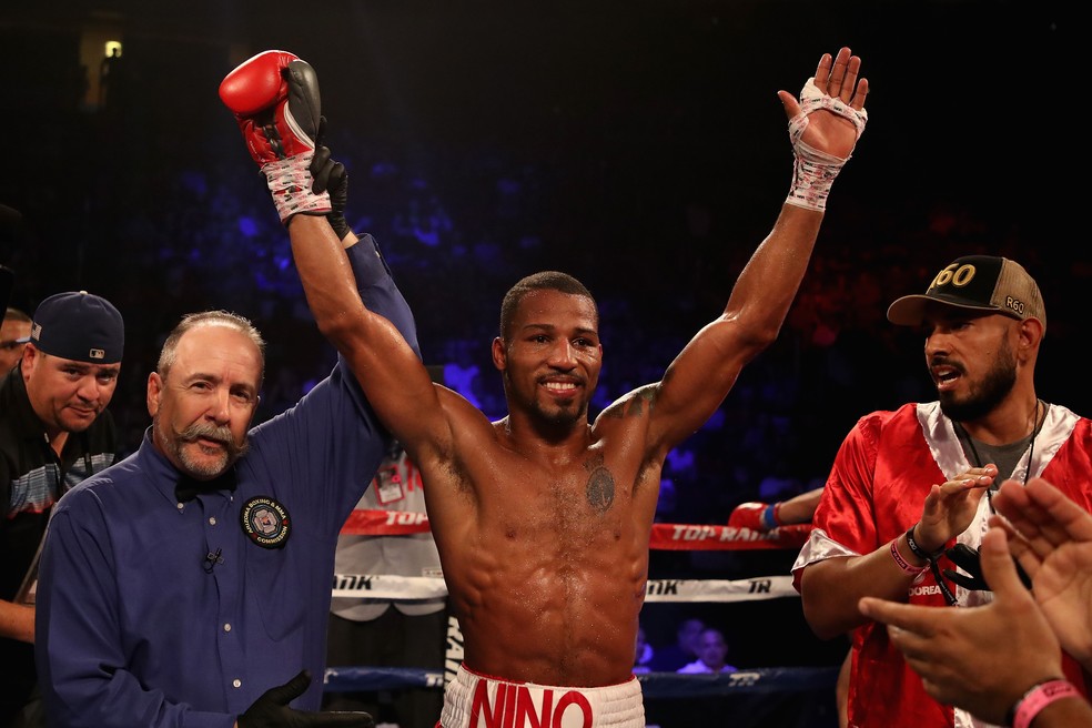 Robson Conceição vence nona luta de boxe profissional da carreira (Foto: Getty Images)
