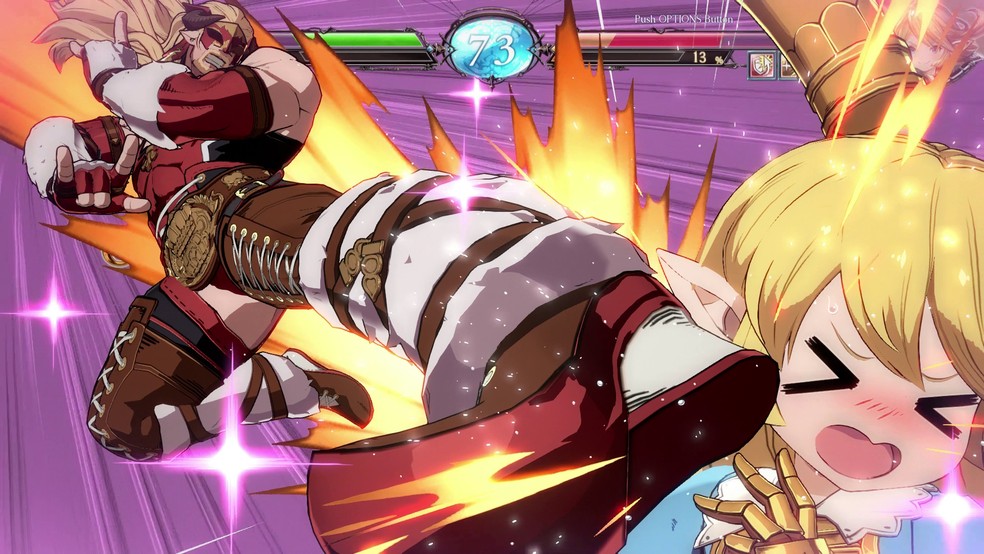 Os golpes vantajosos podem criar armadilhas que levam a especiais poderosos em Granblue Fantasy Versus. — Foto: Divulgação/Cygames