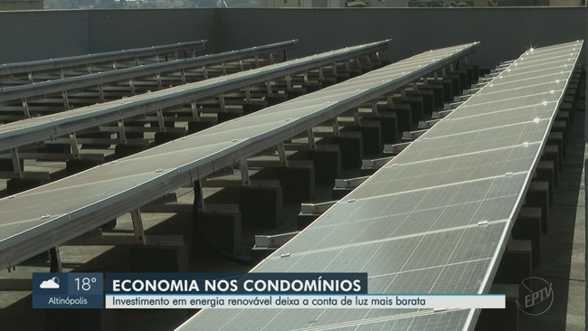 Energia renovvel abaixa valor da conta de luz em condomnios de Ribeiro Preto, SP