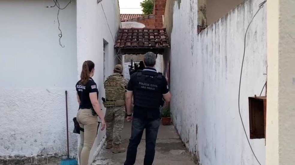 Ainda segundo a polícia, o alvo da operação é uma organização criminosa suspeita de aplicar crimes de estelionato, na modalidade digital, com golpe do falso intermediário de vendas.  — Foto: Polícia Civil 