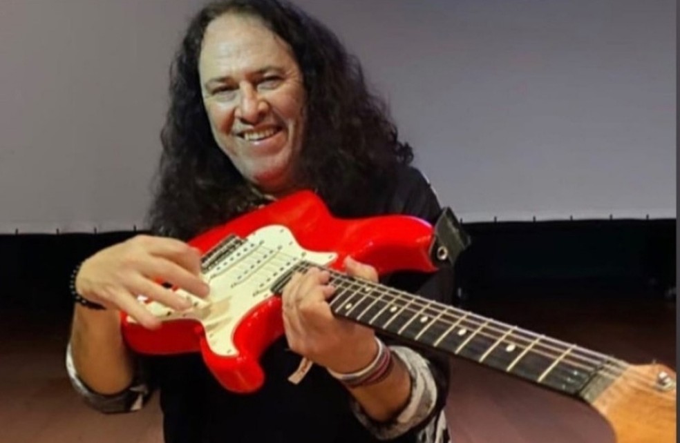 Guitarrista Paulo Rafael morreu aos 66 anos — Foto: Reprodução/WhatsApp