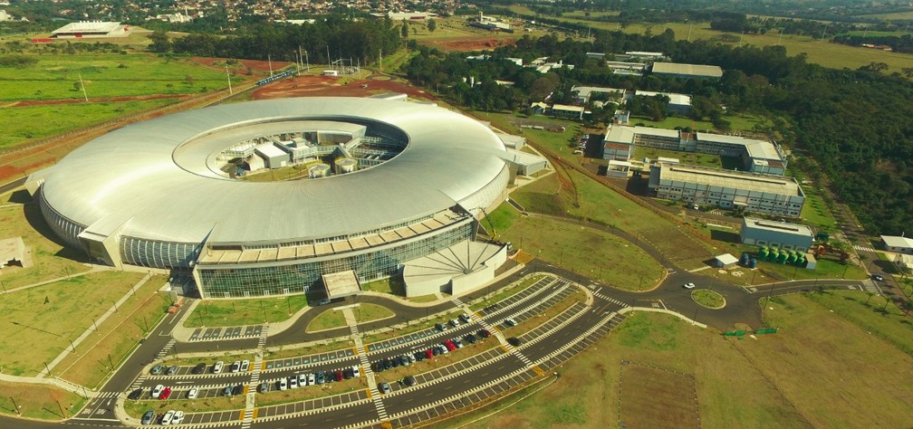 Sirius: maior estrutura científica do país, instalada em Campinas (SP). — Foto: CNPEM/Sirius/Divulgação