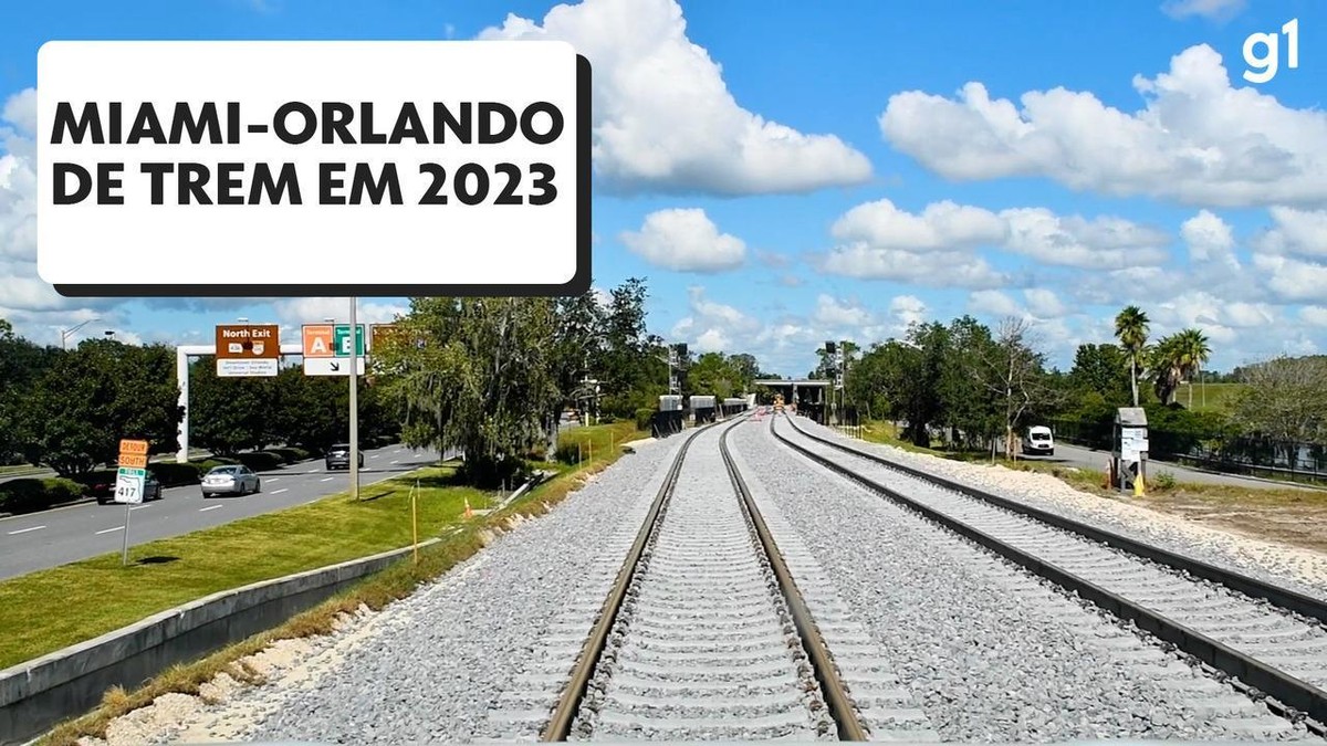 Trem de alta velocidade vai ligar Miami a Orlando a partir de 2023