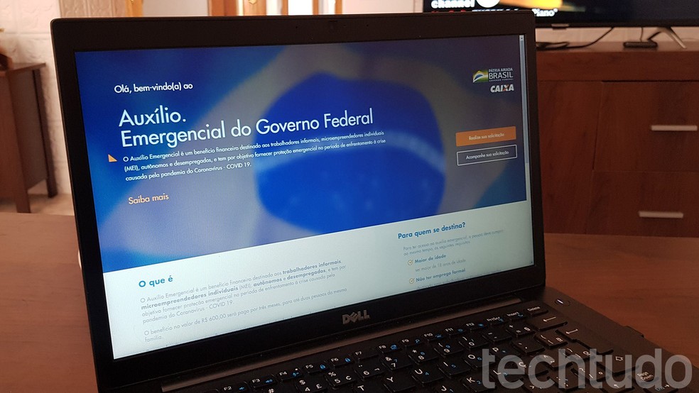 Veja como contestar um pedido de auxílio emergencial negado no site da Caixa — Foto: Paulo Alves/TechTudo