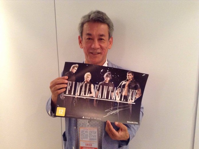 Shinji Hashimoto, produtor de Final Fantasy 15 na Square Enix (Foto: Reprodução/Felipe Vinha)