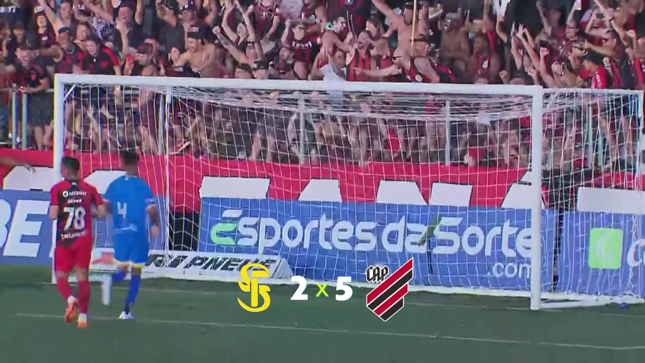 Athletico goleia o São Joseense pelas quartas de final do Paranaense