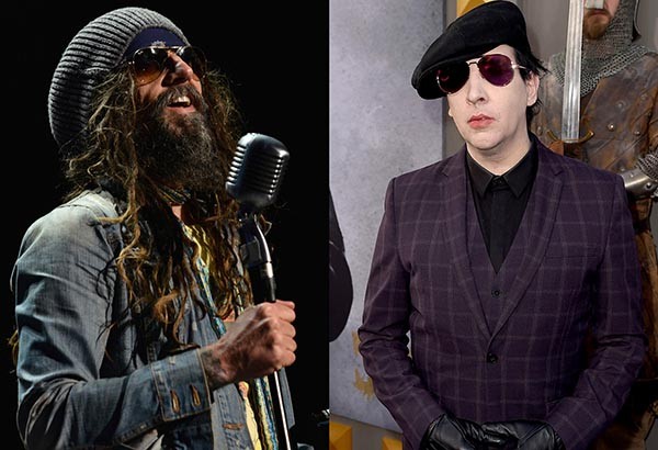 Rob Zombie e Marilyn Manson (Foto: Getty Images)