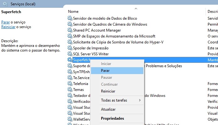 Desabilite serviços do Windows (Foto: Reprodução/Paulo Alves)