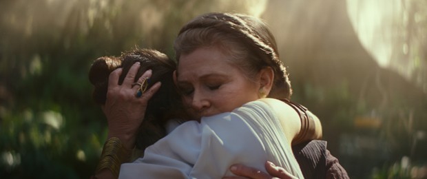 Leia Organa (Carrie Fischer) e Rey (Daisy Ridley) em  Star Wars: Episódio IX - A Ascensão Skywalker (Foto: Divulgação/Disney)