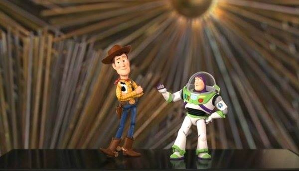 Personagens de 'Toy Story' participam da cerimônia do Oscar (Foto: Reprodução)