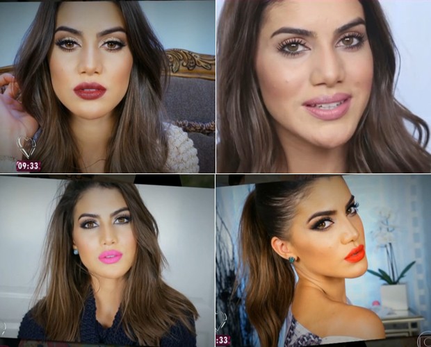 Camila Coelho mostra diferentes looks ensinados no seu blog (Foto: Mais Você/TV Globo)