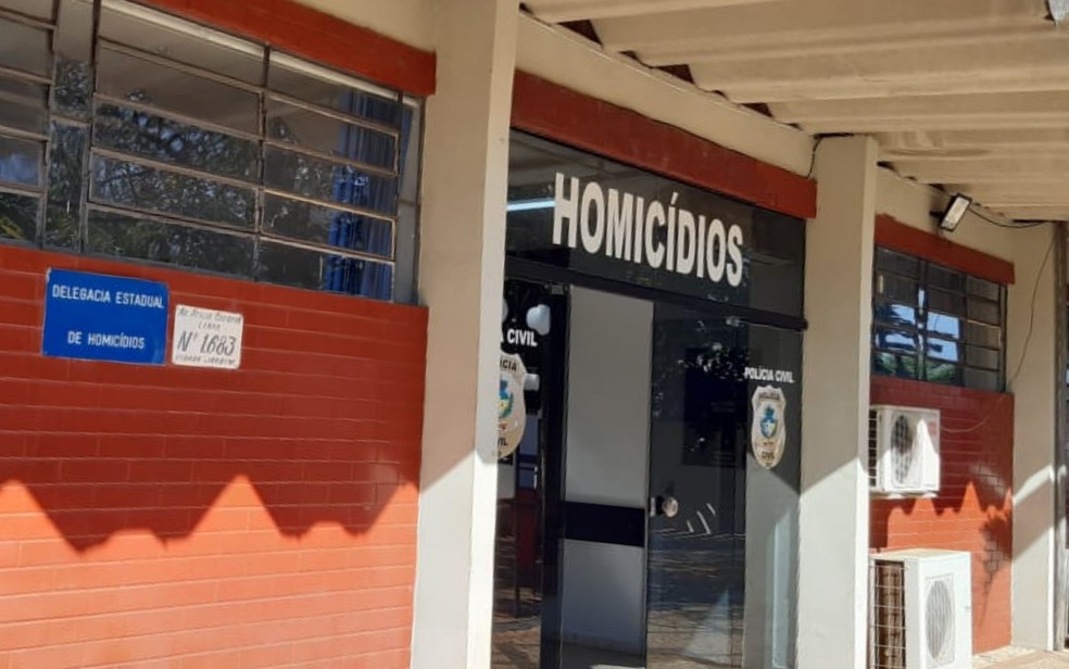 Caso é investigado pela Delegacia de Investigação de Homicídios em Goiânia Goiás — Foto: Gabriel Garcia/TV Anhanguera