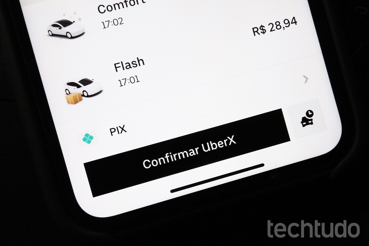Como pagar corrida no Uber com Pix