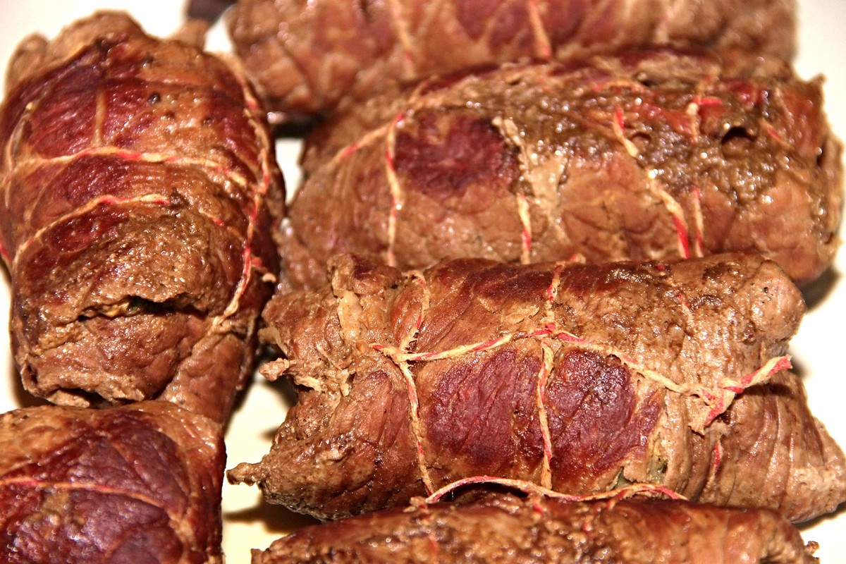Bife Rolê de Micro-ondas | Receitas