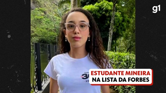 Saiba quem é a estudante mineira de 17 anos que é a mais jovem a entrar na lista da Forbes Under 30  - Programa: G1 Zona da Mata 