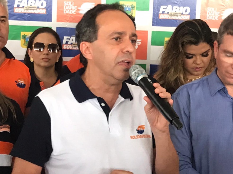 Fábio Dantas (Solidariedade), candidato a governador do RN — Foto: Geraldo Jerônimo/Inter TV Cabugi
