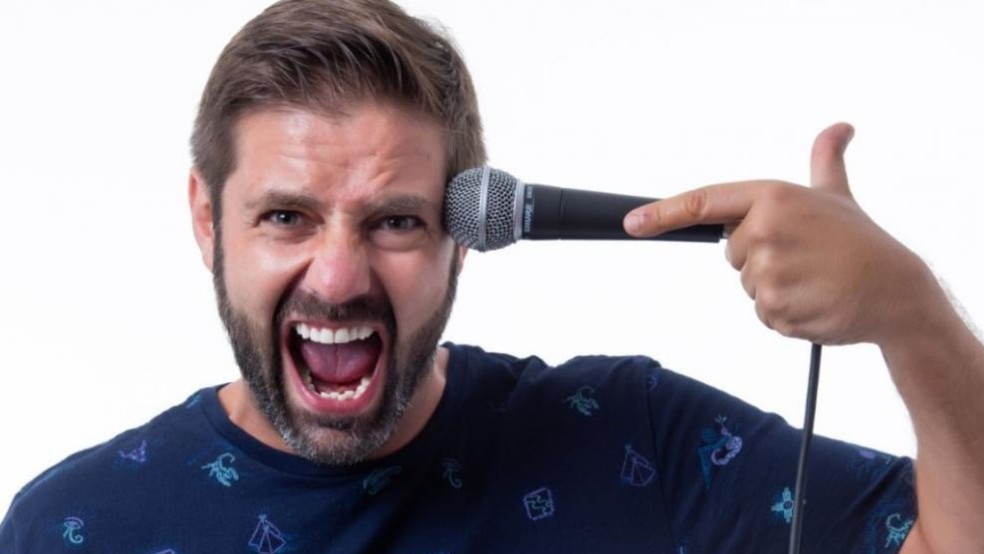 Fábio Rabin em imagem de promoção para seu stand up — Foto: Divulgação 